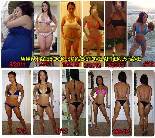 Female Body Transformation - Fat to Strong