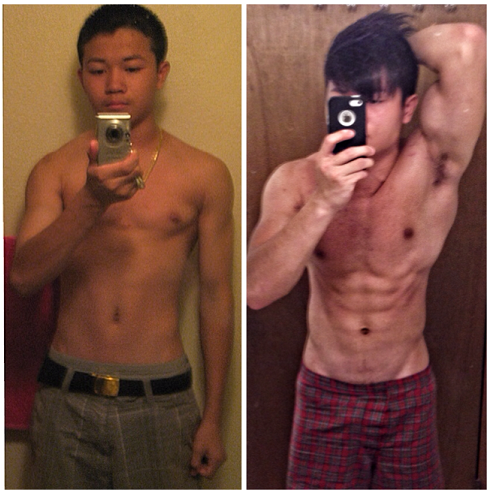 Lich Tran Body Transformation, Before and After